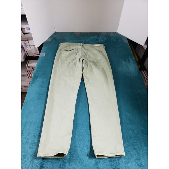 Adriano Goldschmied Jeans Size 28 Womens Green Mid Rise Crop Cigarette USA - Picture 10 of 13